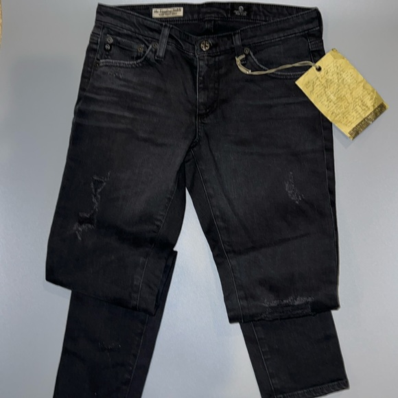 ❤️NWT AG SKINNY ANKLE BLACK JEAN - Picture 3 of 10